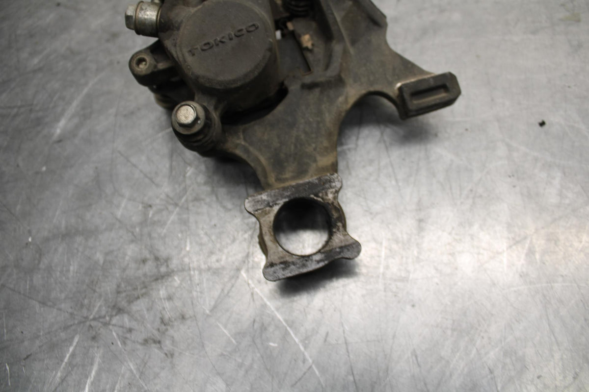 08-10 SUZUKI GSXR750 REAR BACK BRAKE CALIPER W MOUNT BRACKET bb476