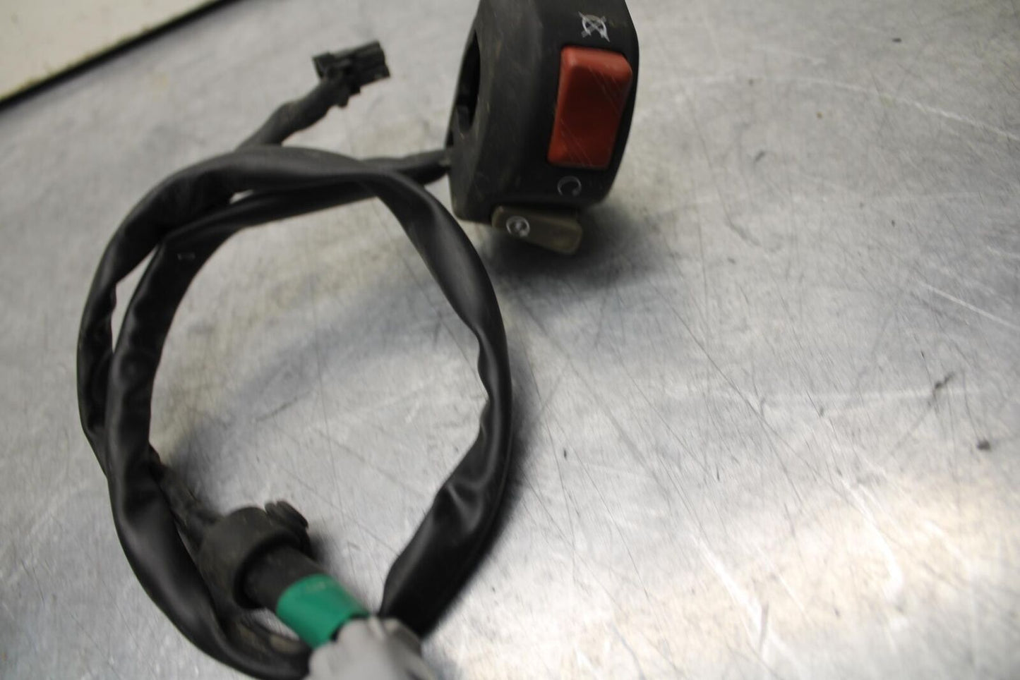 23 KAWASAKI NINJA ZX6R 636 RIGHT CLIP ON HANDLE KILL OFF START SWITCH  BB609