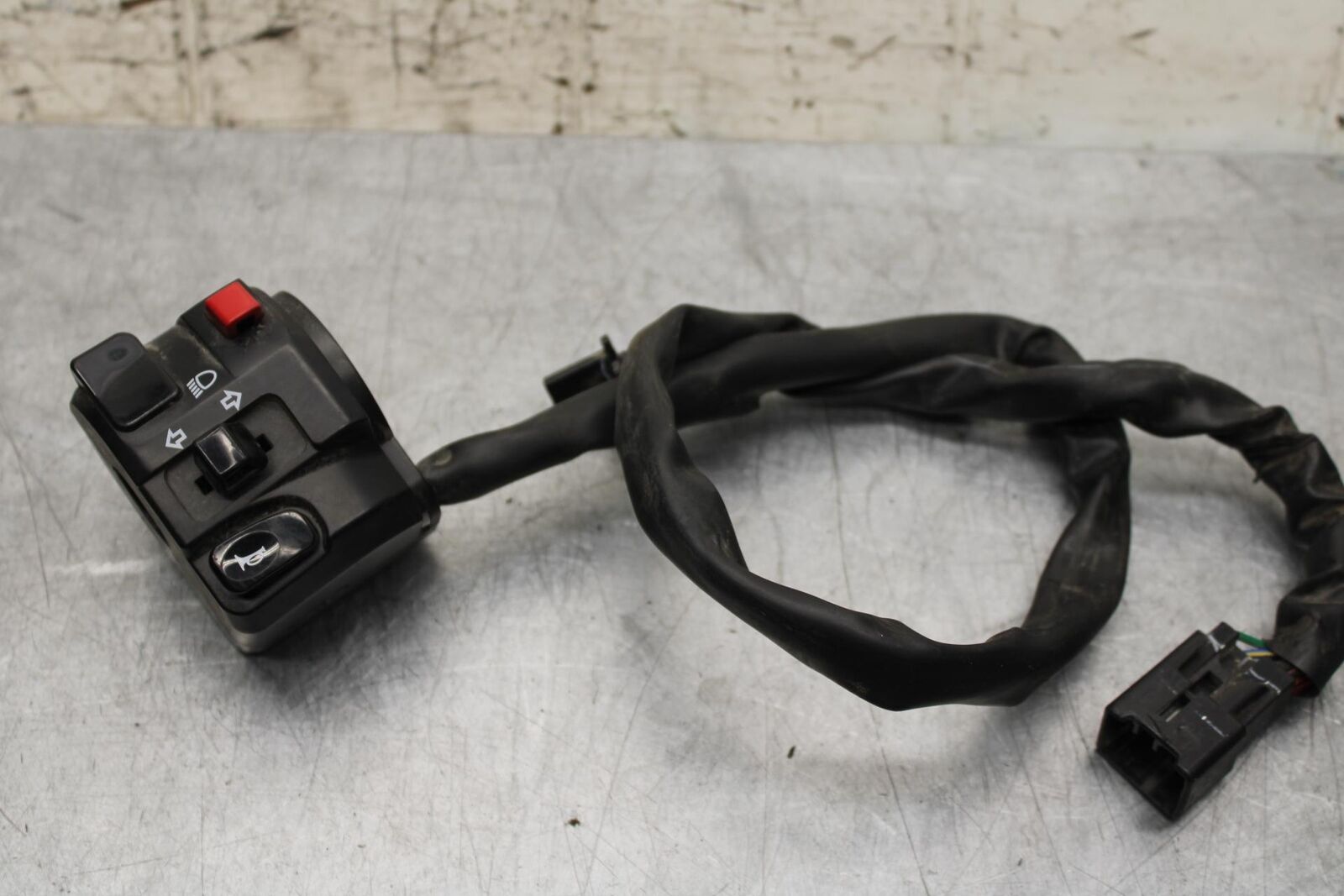 2014 Kawasaki Ninja 650 EX650E LEFT CLIP ON HANDLE HORN SIGNALS SWITCH  BB569