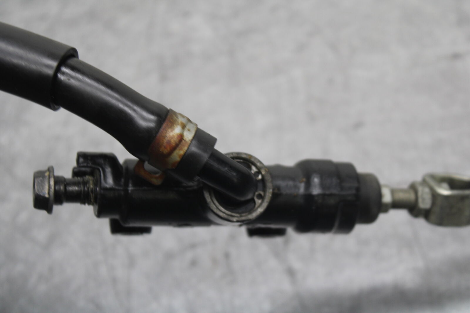 08-12 KAWASAKI NINJA 250R EX250J REAR BRAKE MASTER CYLINDER W RESERVOIR BB111 