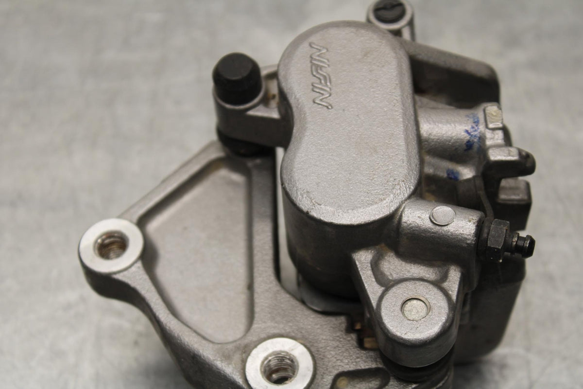 2007 Honda Shadow Spirit 1100 VT1100C REAR BRAKE CALIPER W MOUNT BRACKET BB561