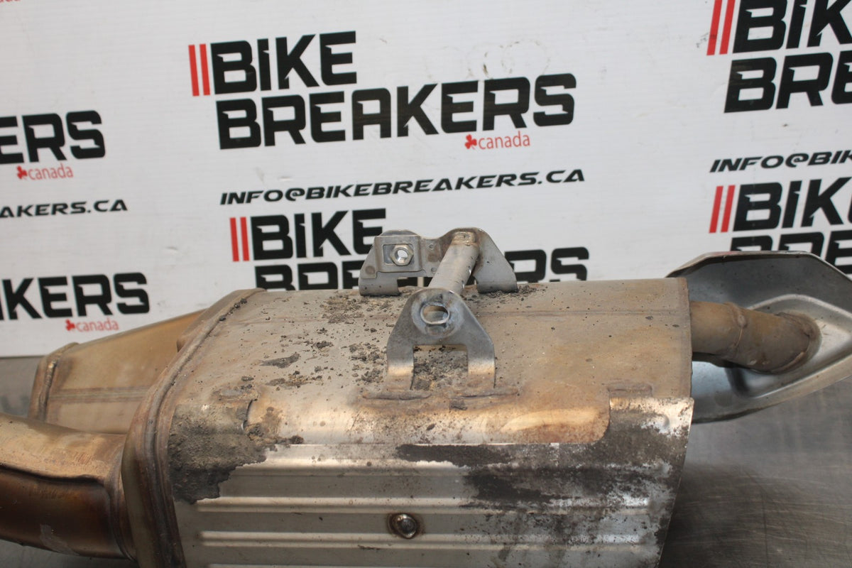 12-16 KAWASAKI NINJA 650 EX650F ABS FULL EXHAUST SYSTEM PIPE MUFFLER  BB860