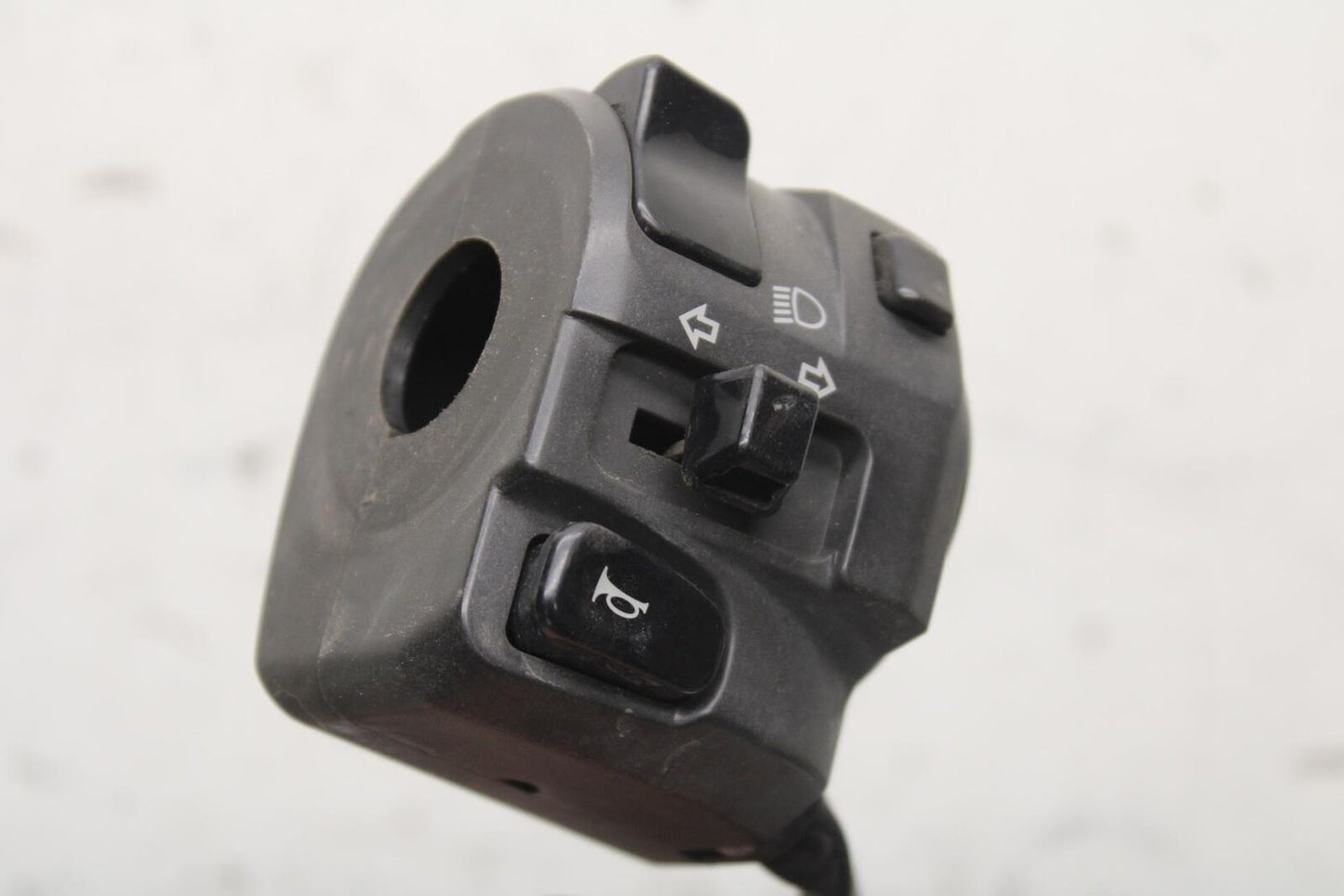 09-12 KAWASAKI NINJA ZX6R LEFT CLIP ON HANDLE HORN SIGNALS SWITCH  BB640