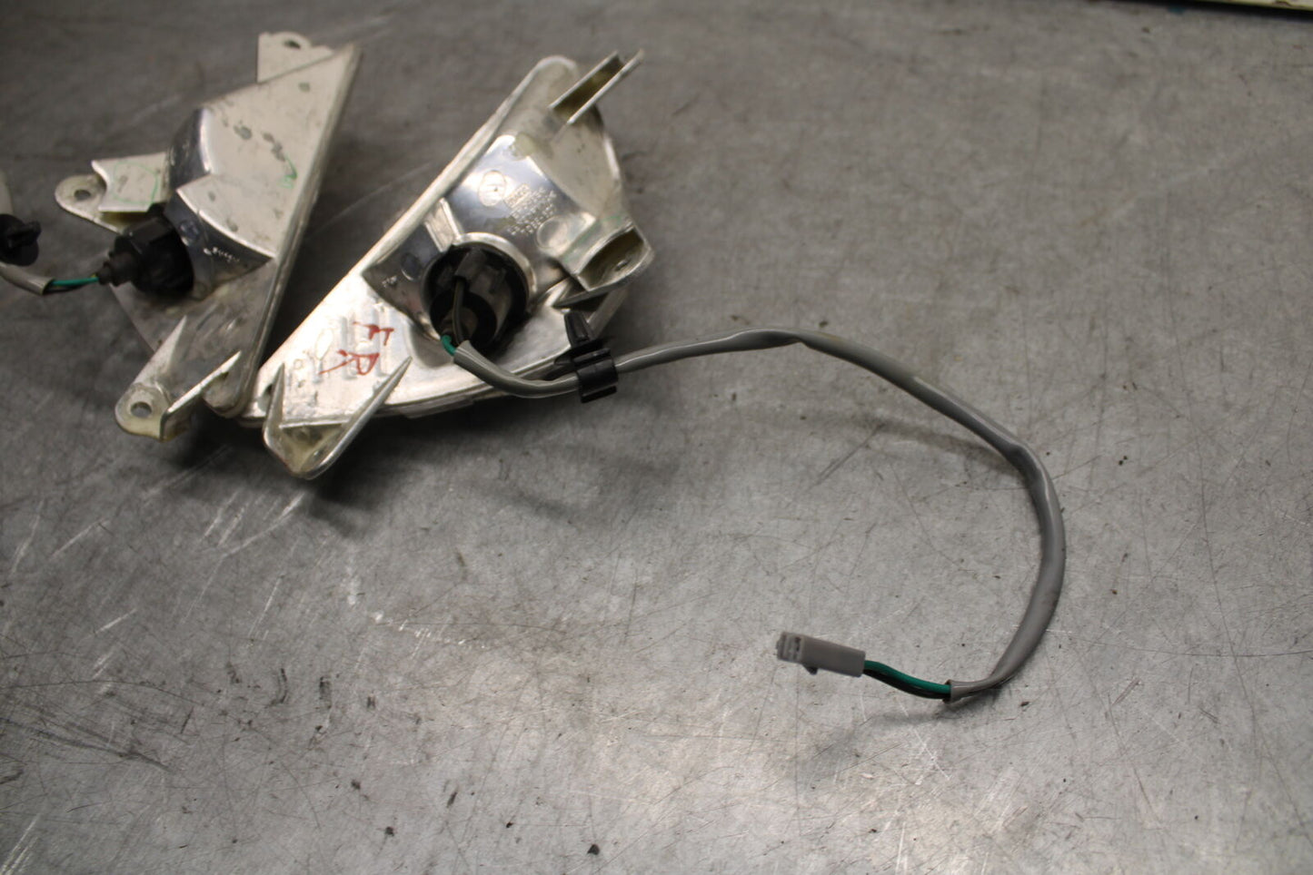 13-18 KAWASAKI NINJA ZX6R FRONT LEFT RIGHT TURN SIGNALS LIGHT INDICATORS BB666