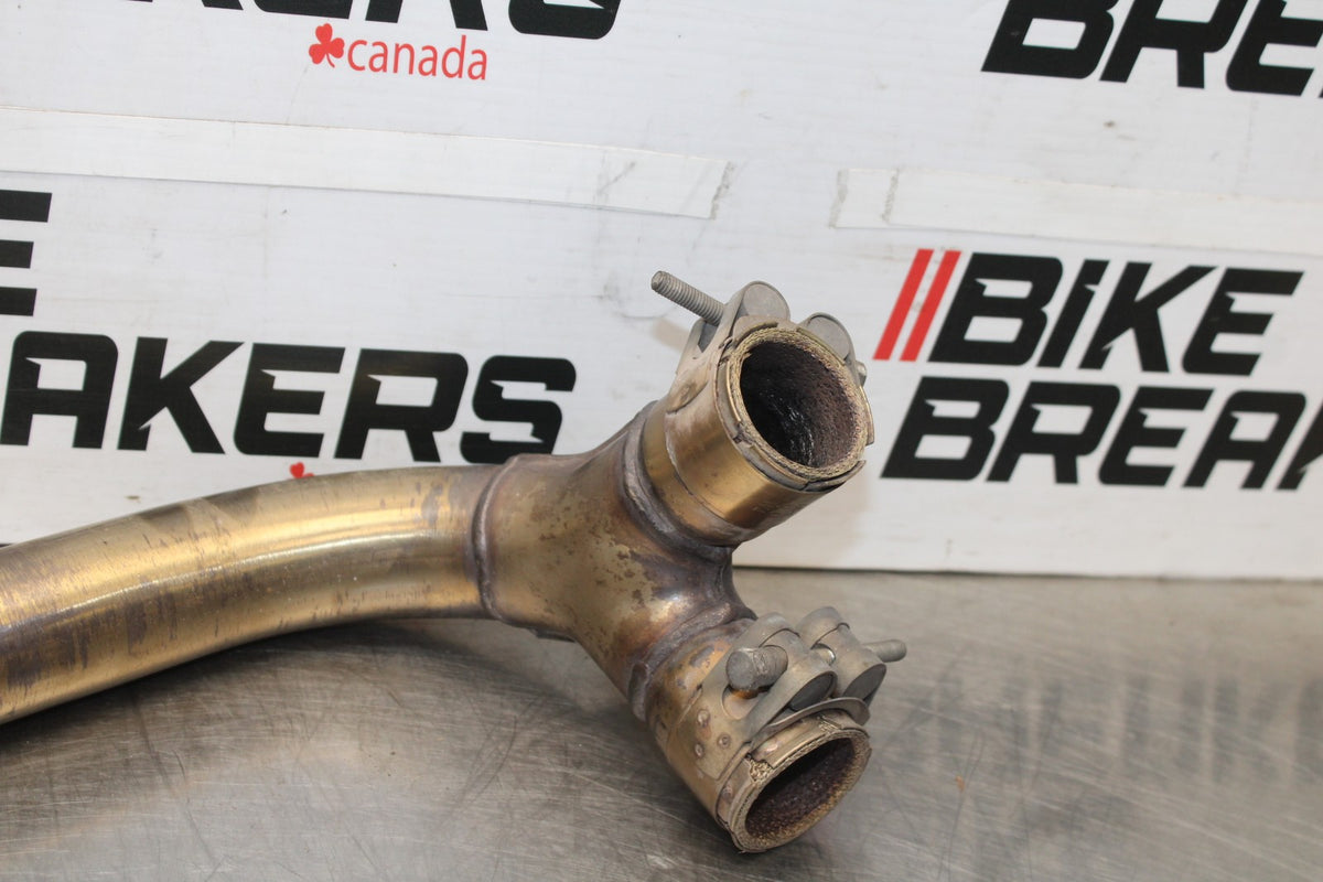 12 TRIUMPH STREET TRIPLE R EXHAUST MIDPIPE MID MIDDLE PIPE BB914
