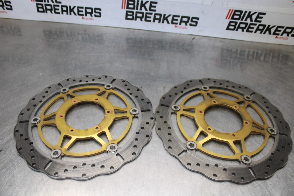 00-01 HONDA CBR929RR FRONT LEFT RIGHT BRAKE ROTORS DISCS BB925