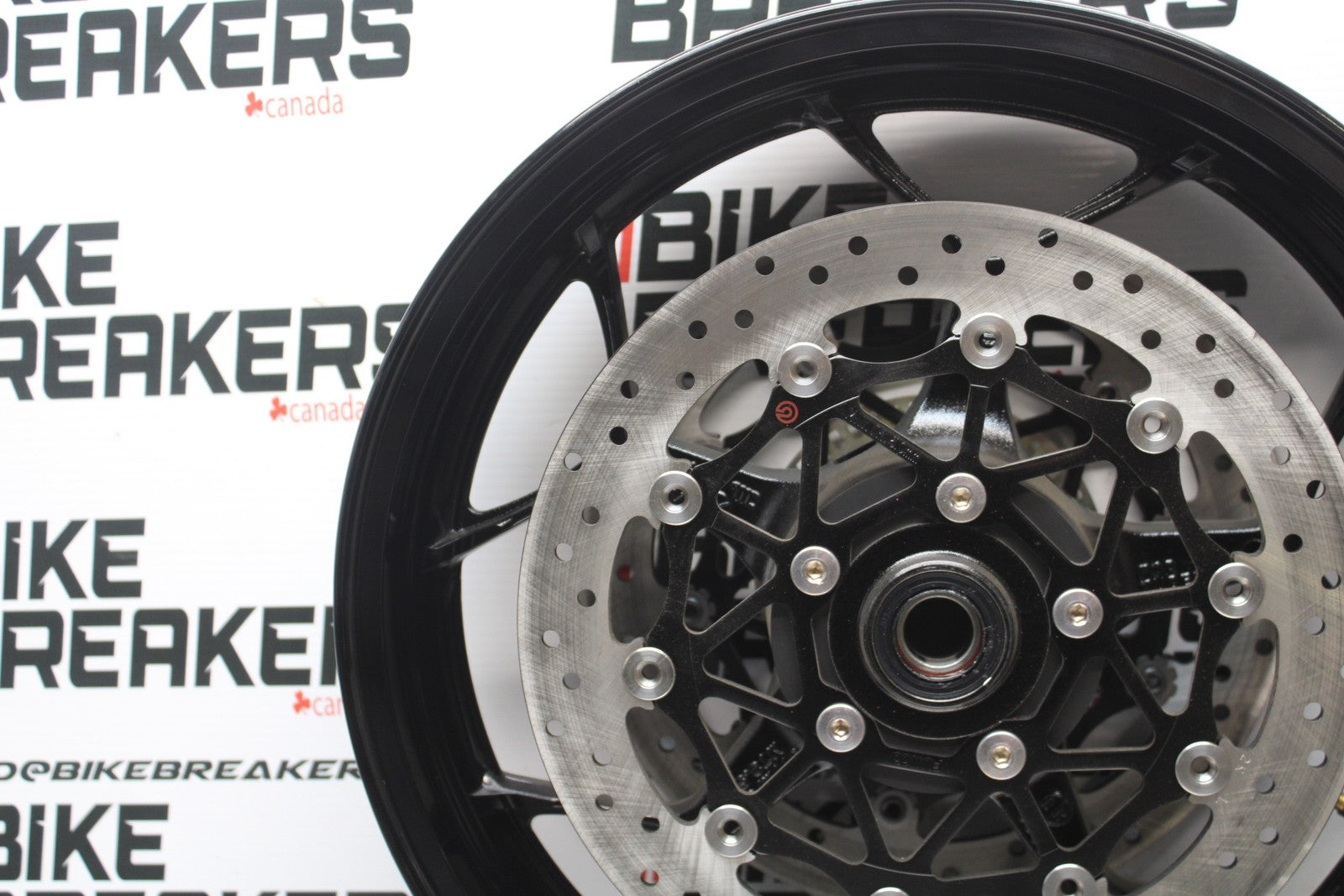 23-24 KAWASAKI NINJA ZX14R NEW TAKE OFF!! FRONT WHEEL FRONT RIM & ROTORS BB764