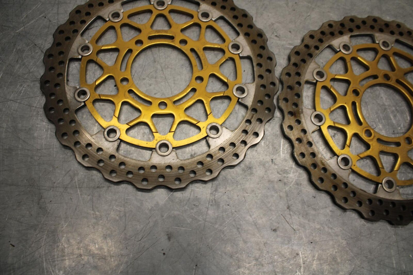 11-15 KAWASAKI ZX1000R FRONT LEFT RIGHT BRAKE ROTORS DISCS BB445