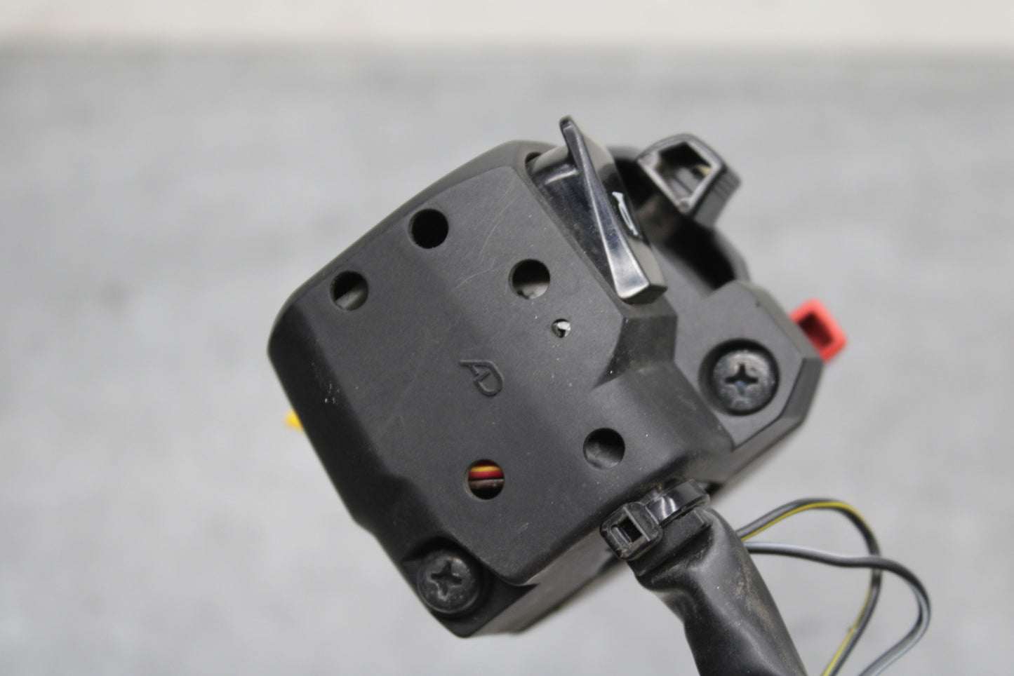 09 SUZUKI GSXR600 LEFT CLIP ON HANDLE HORN SIGNALS SWITCH SWITCHES BB759