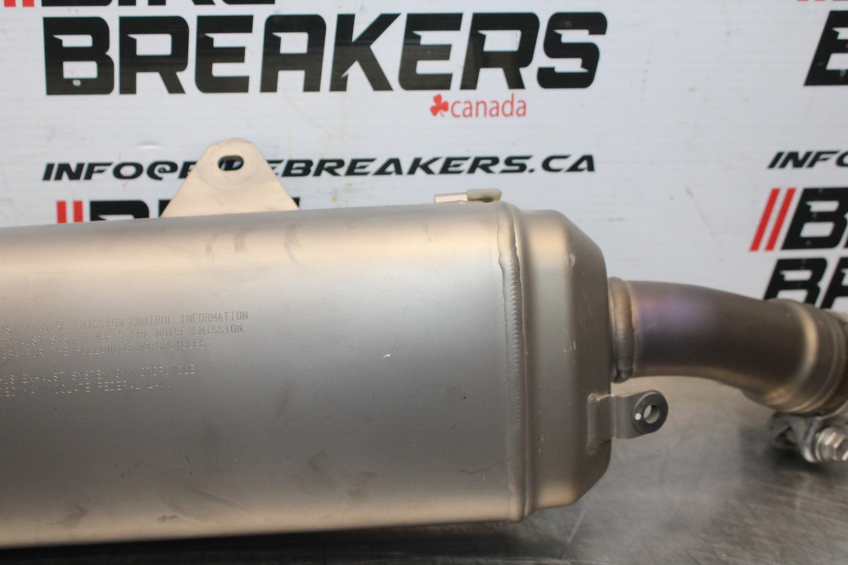 11-24 SUZUKI GSXR750 EXHAUST PIPE MUFFLER SLIP ON CAN SILENCER BB630