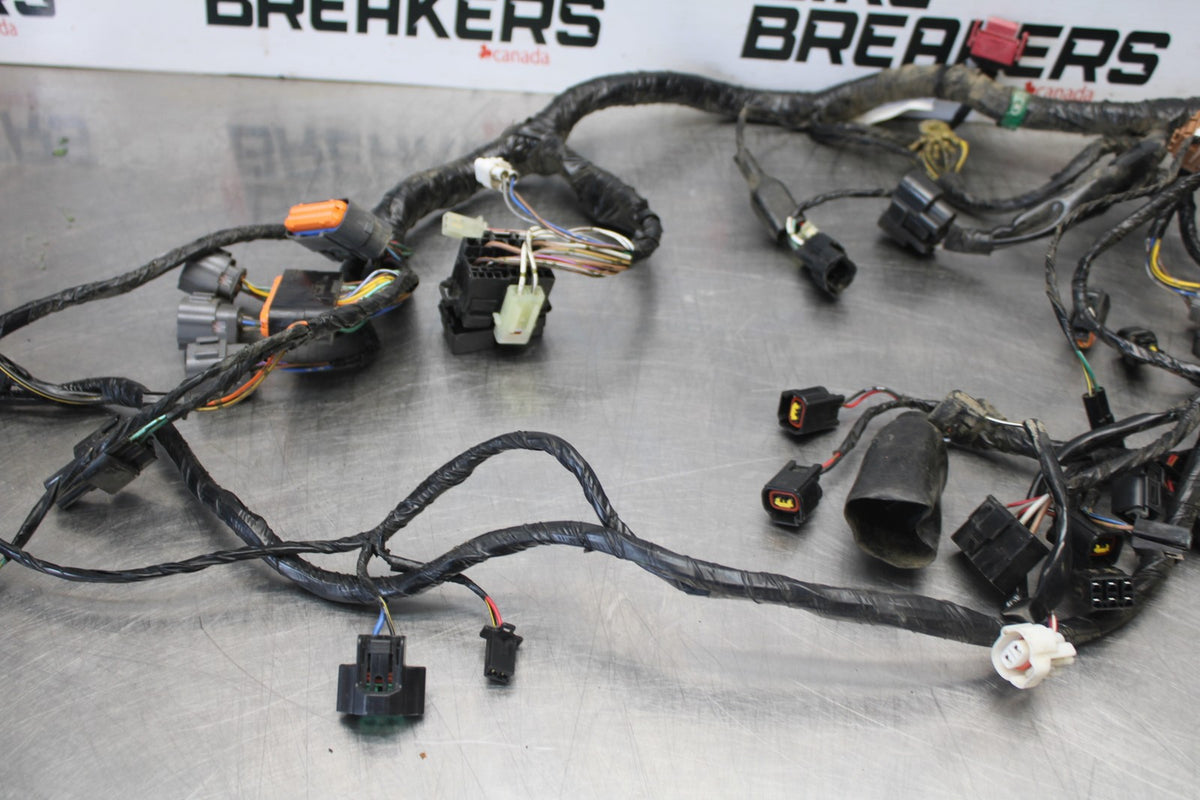 08 KAWASAKI NINJA ZX10R MAIN ENGINE WIRING HARNESS MOTOR WIRE LOOM BB902