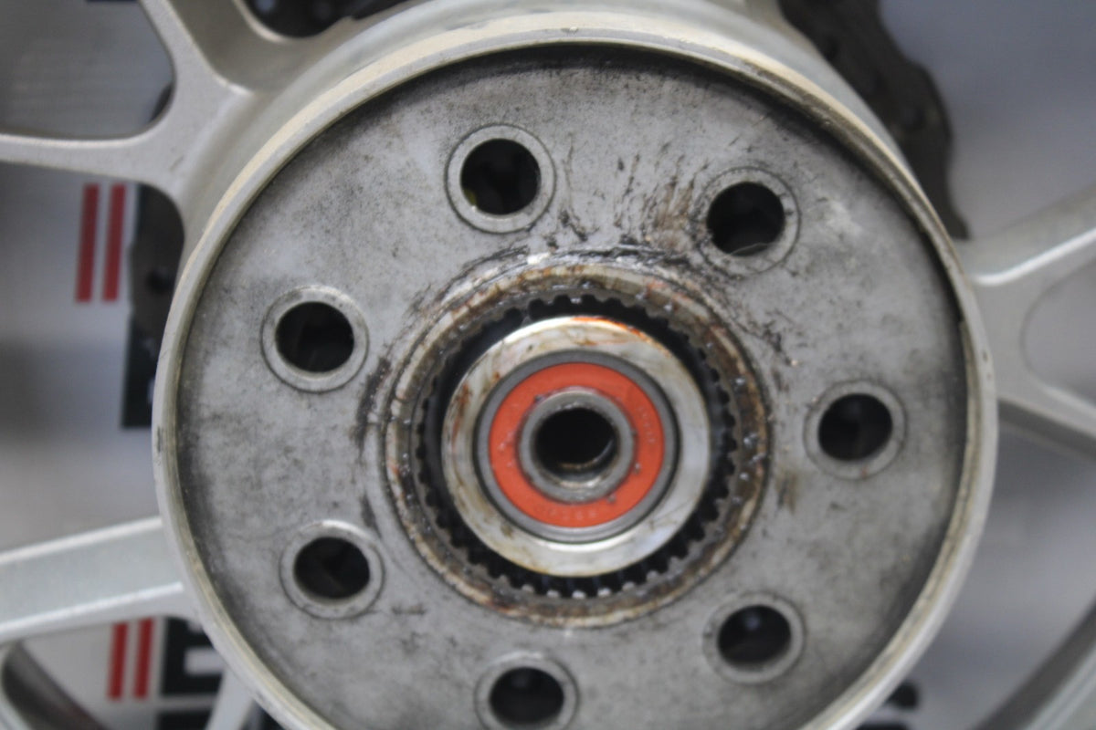 09 KAWASAKI CONCOURS 14 ZG1400B REAR WHEEL BACK RIM & ROTOR BB875