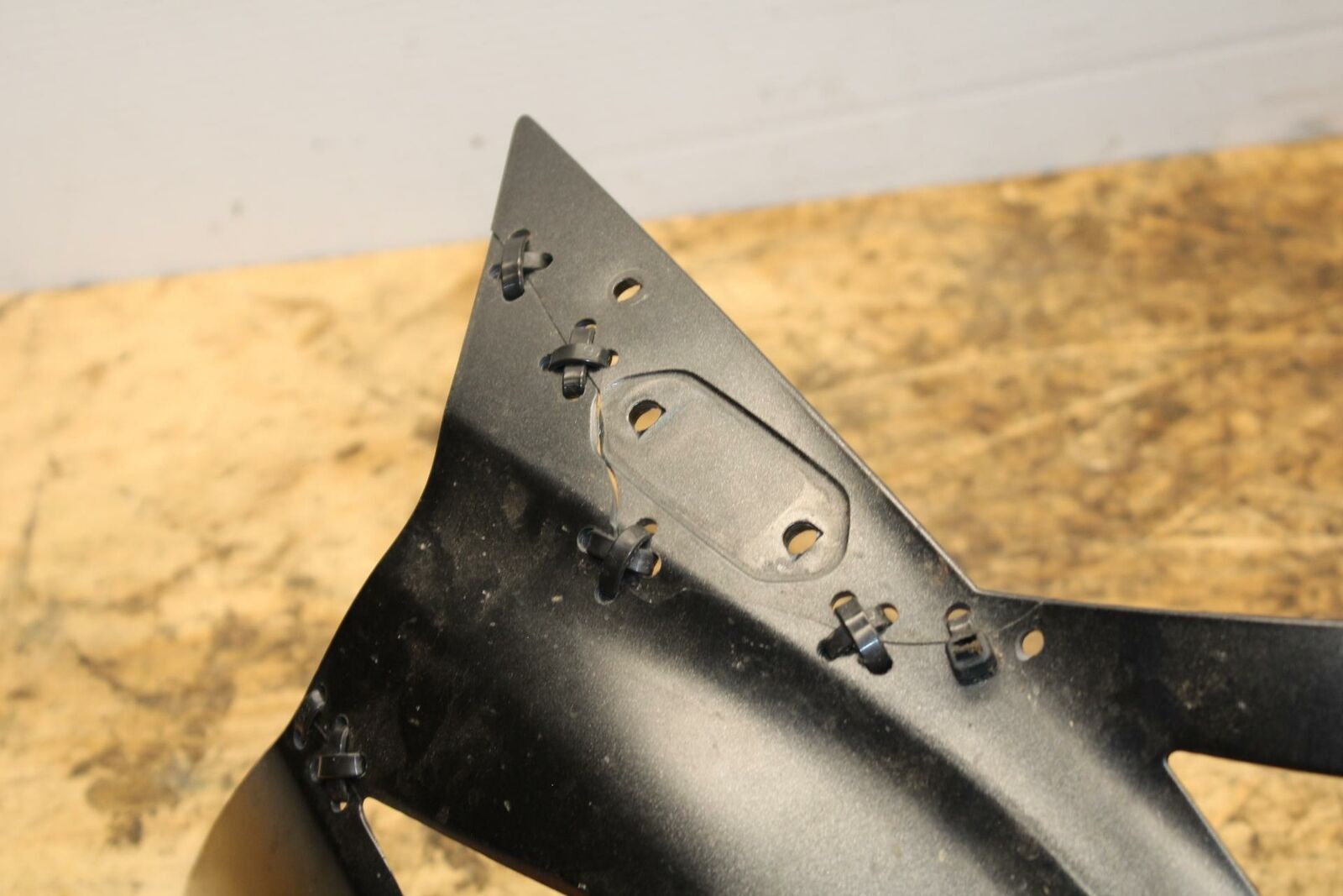 13-18 KAWASAKI NINJA ZX6R FRONT UPPER NOSE FAIRING COWL SHROUD BB349