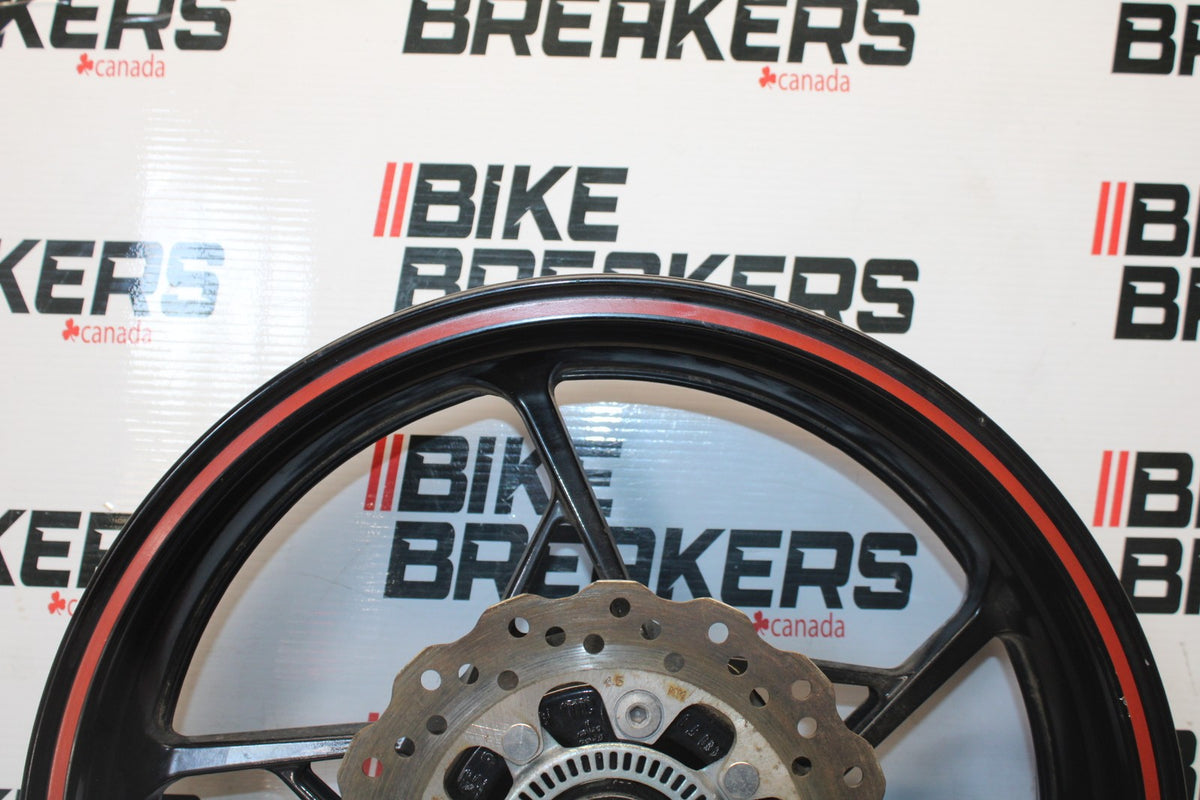 23 KAWASAKI NINJA 650 EX650 REAR WHEEL BACK RIM & ROTOR BB920