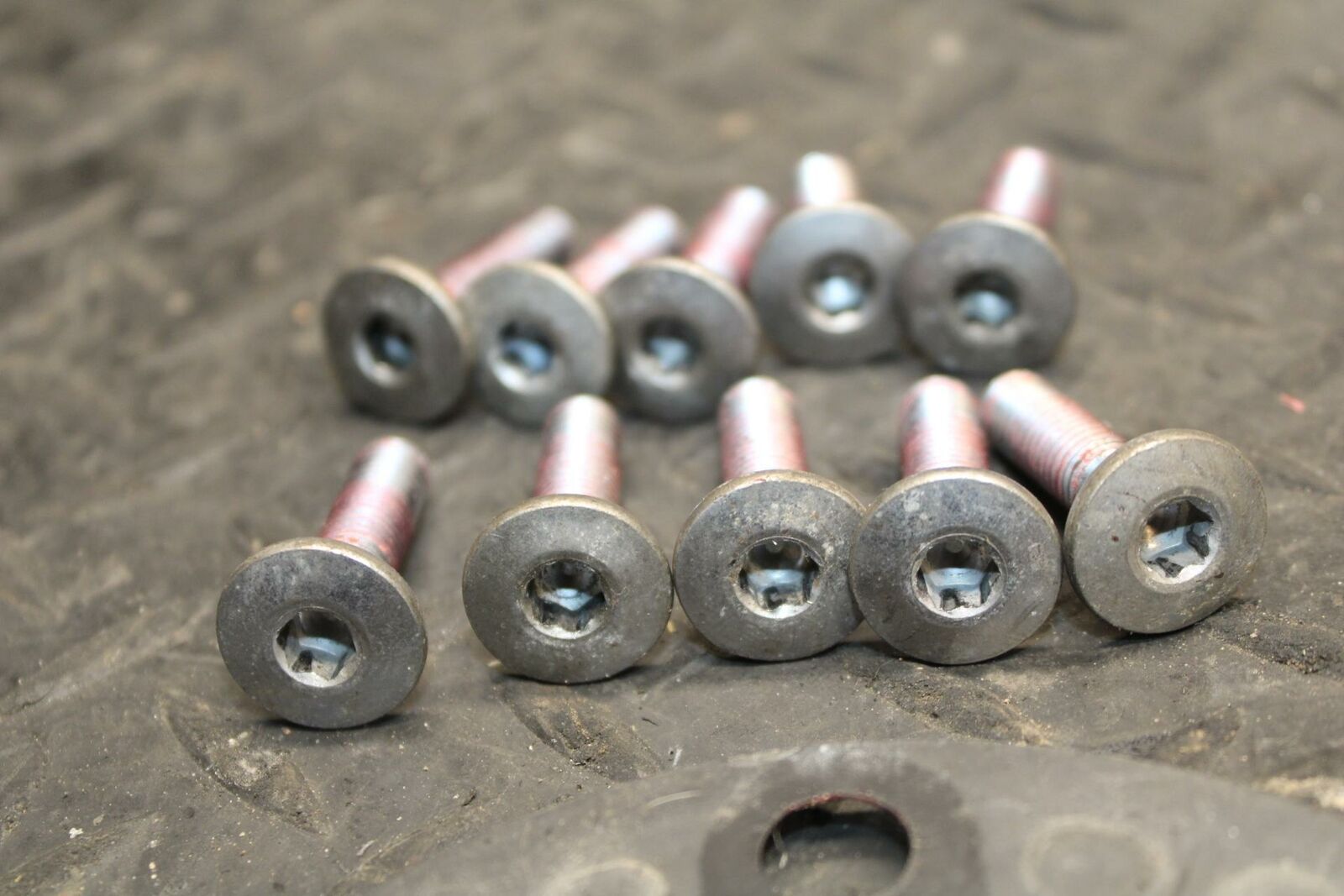 07-09 KAWASAKI VERSYS 650 FRONT BRAKE ROTOR BOLTS DISC HARDWARE SCREW SET BB206