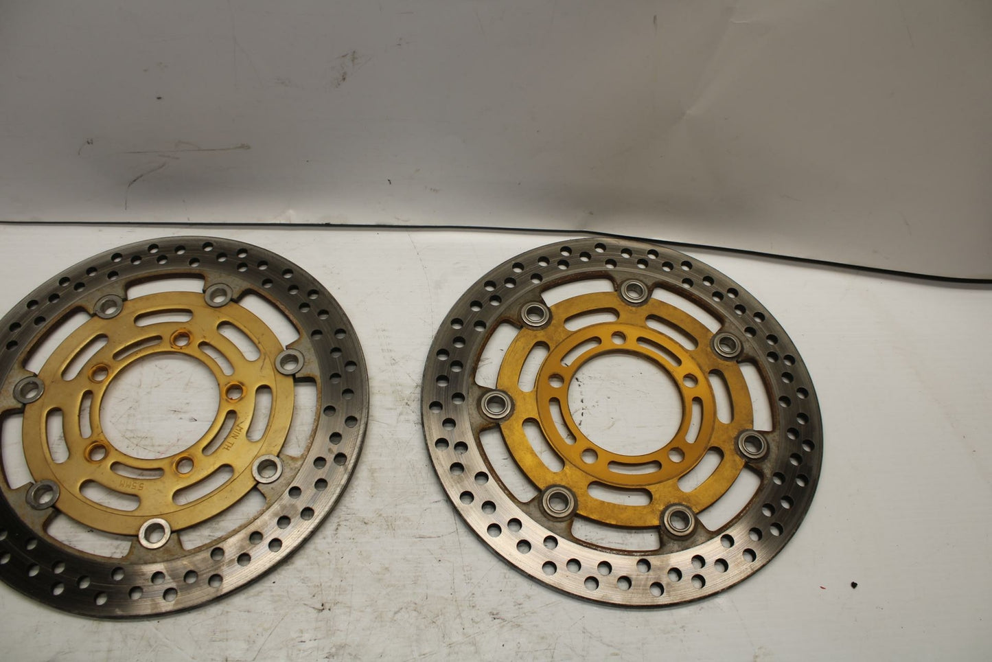 03 KAWASAKI NINJA ZX6RR ZX600K FRONT LEFT RIGHT BRAKE ROTORS DISCS BB264