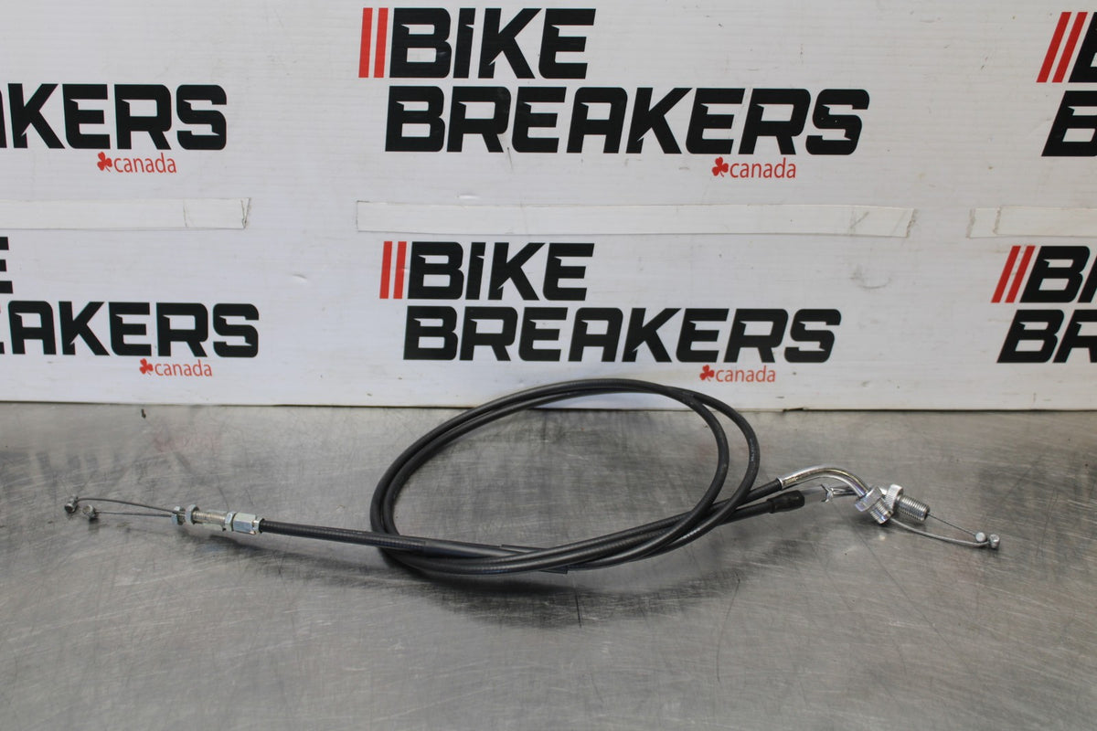07 HONDA SHADOW SPIRIT 1100 THROTTLE CABLES LINES BB561
