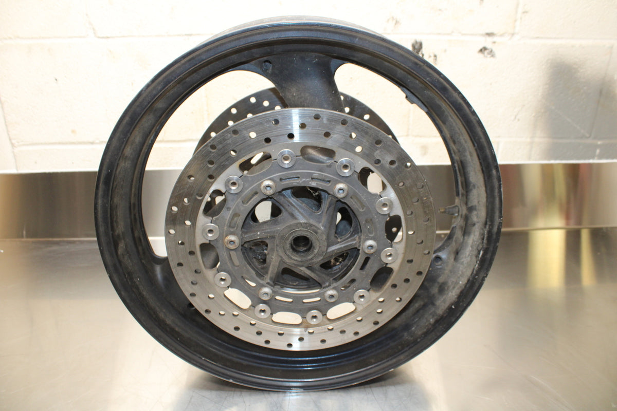96-07 YAMAHA YZF600R FRONT WHEEL FRONT RIM & ROTORS BB746