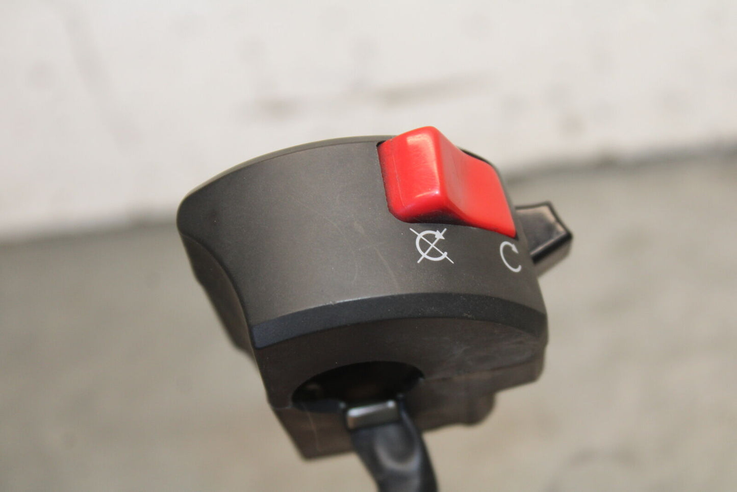 09-12 KAWASAKI NINJA ZX6R RIGHT CLIP ON HANDLE KILL OFF START SWITCH  BB698