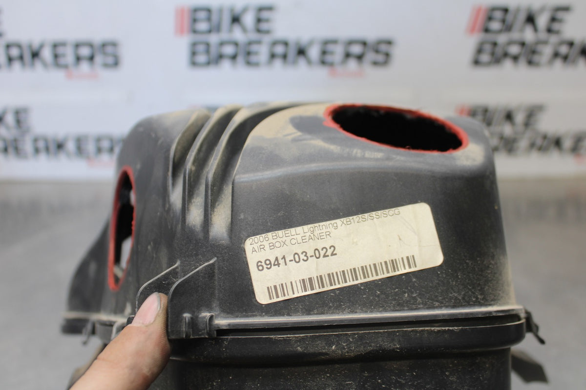 04 BUELL FIREBOLT XB12R AIRBOX AIR INTAKE FILTER BOX BB903