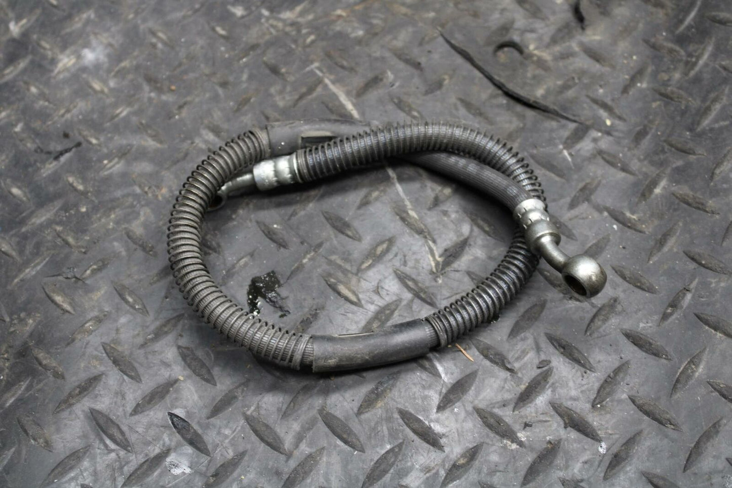 86 SUZUKI GS750ES REAR BACK BRAKE HOSE FLUID LINE BB233