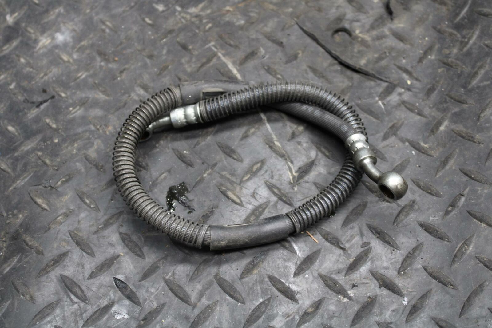 86 SUZUKI GS750ES REAR BACK BRAKE HOSE FLUID LINE BB233