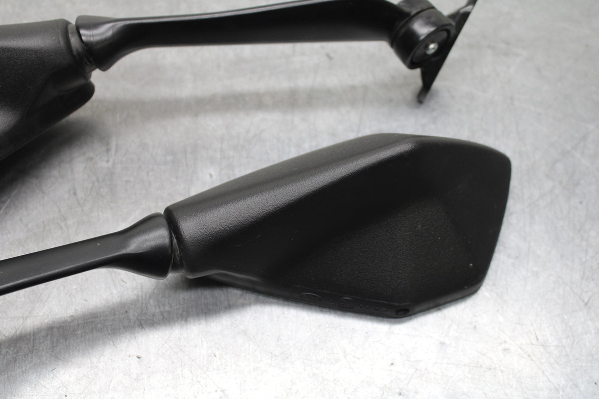 24 KAWASAKI NINJA 500 ABS REAR VIEW MIRROR SET PAIR MIRRORS BB730