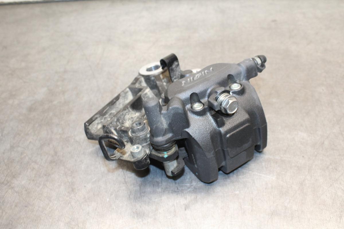 24 KAWASAKI NINJA 500 ABS REAR BACK BRAKE CALIPER W MOUNT BRACKET BB730