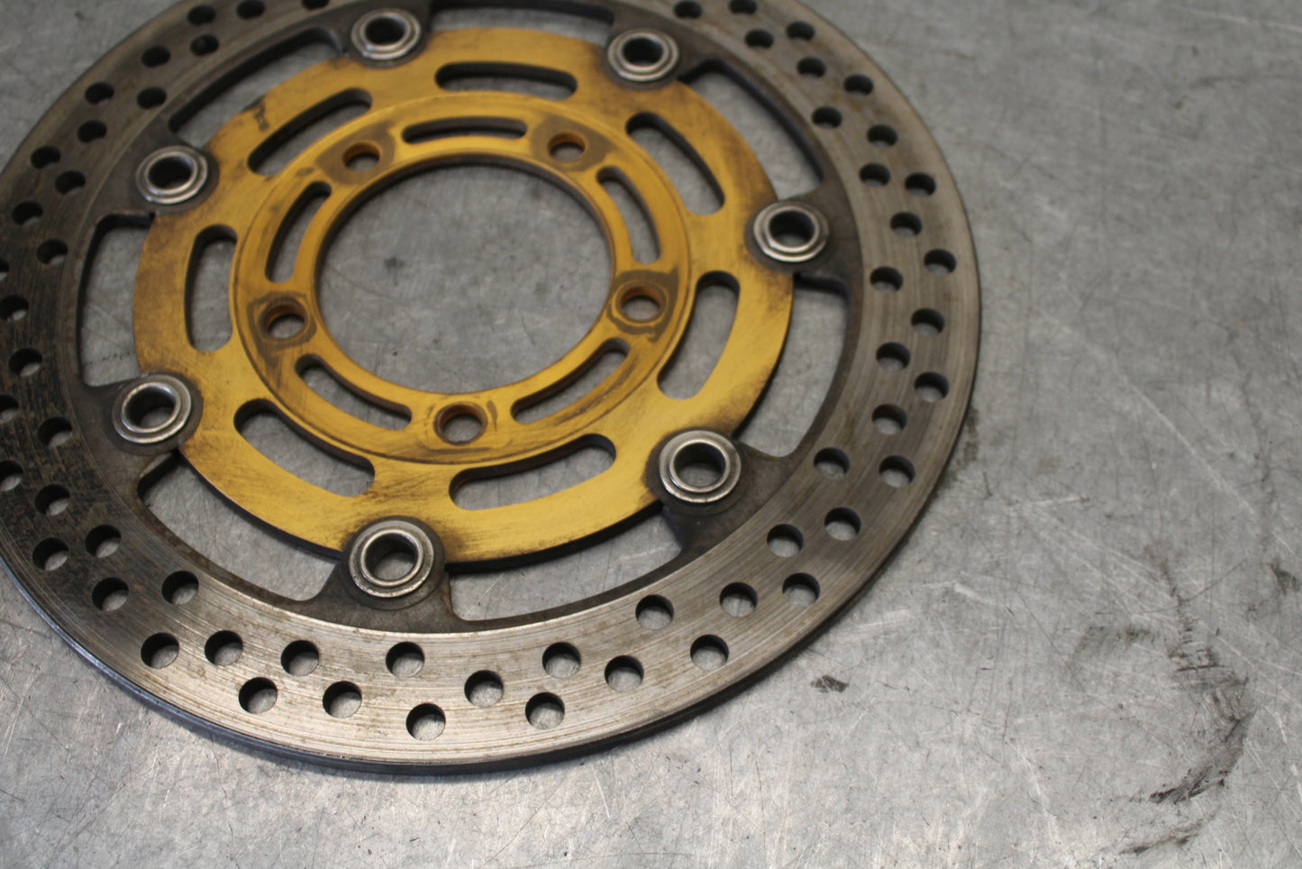 03-04 KAWASAKI NINJA ZX6RR FRONT LEFT RIGHT BRAKE ROTORS DISCS BB684