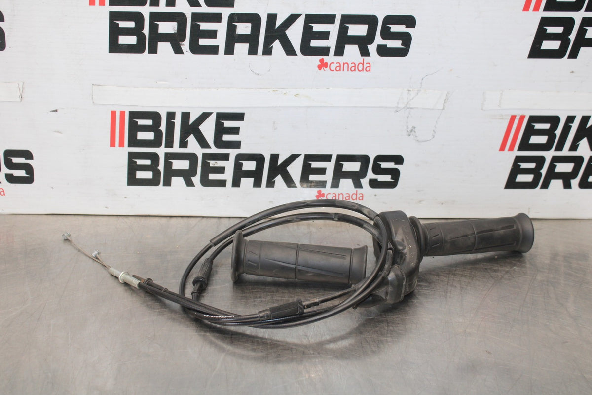 13-18 KAWASAKI NINJA ZX6R THROTTLE CABLES LINES BB908