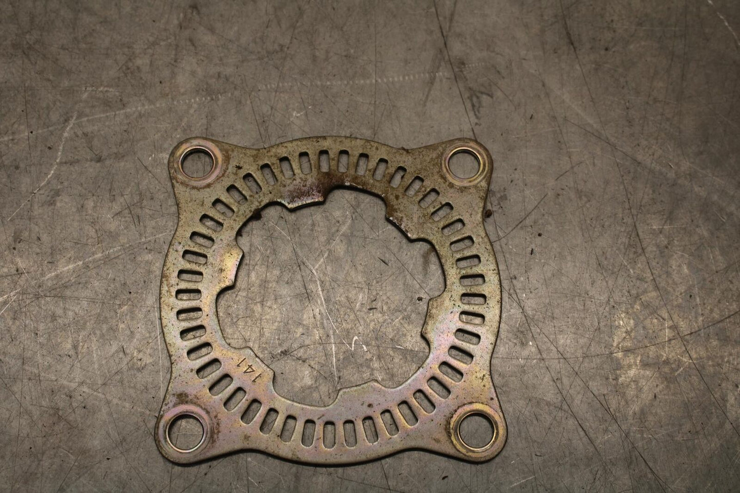 2012 Kawasaki Ninja ZX14R ZX1400E REAR ROTOR BACK BRAKE DISC WITH ABS RING BB60