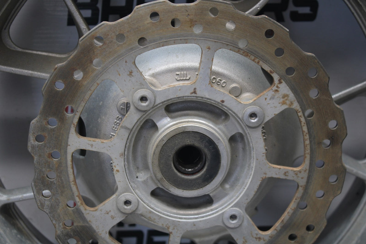 09 KAWASAKI CONCOURS 14 ZG1400B REAR WHEEL BACK RIM & ROTOR BB875