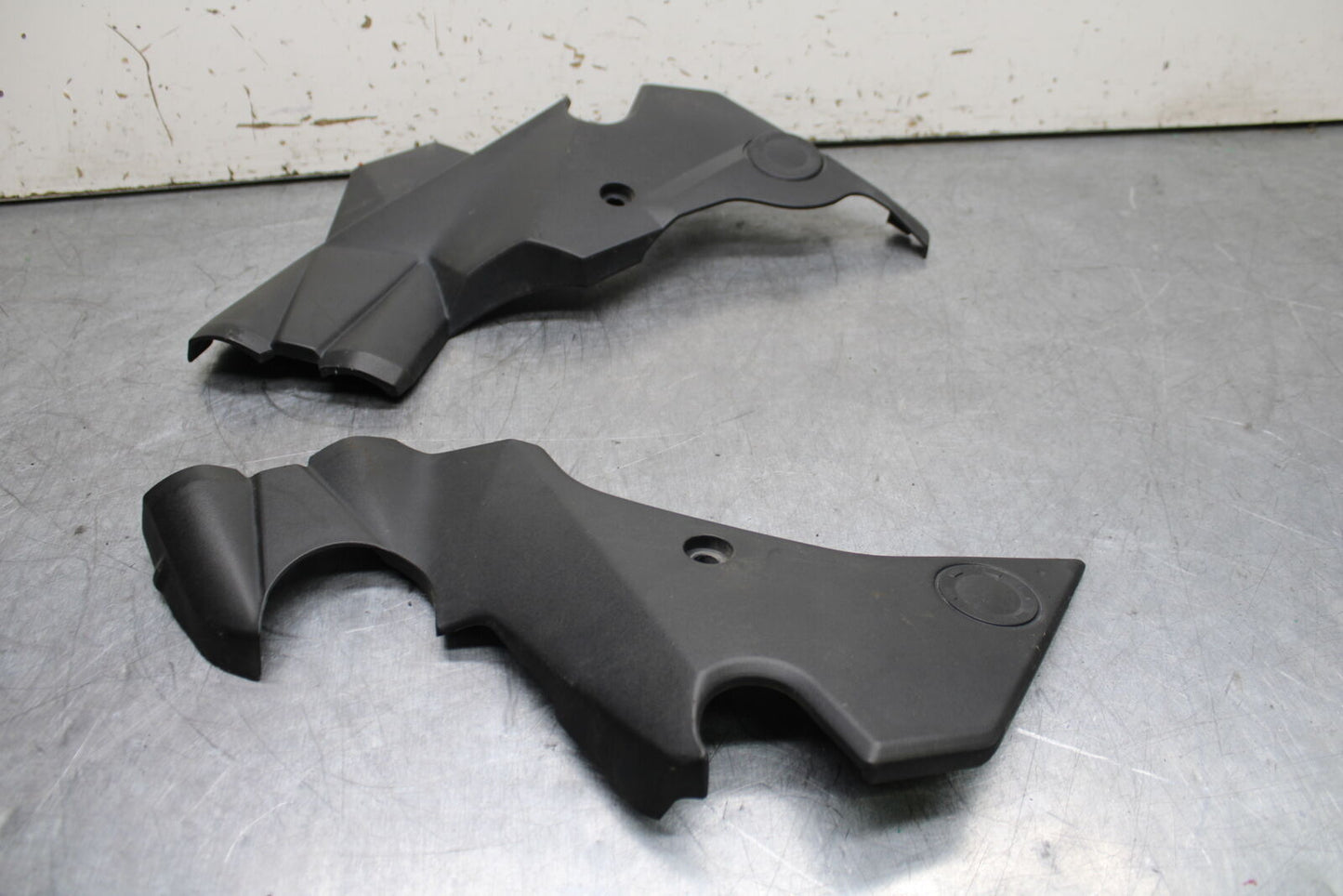 12-17 KAWASAKI ER-6N Z650 RIGHT LEFT FRAME MID SIDE COVERS COWLS TRIM BB709