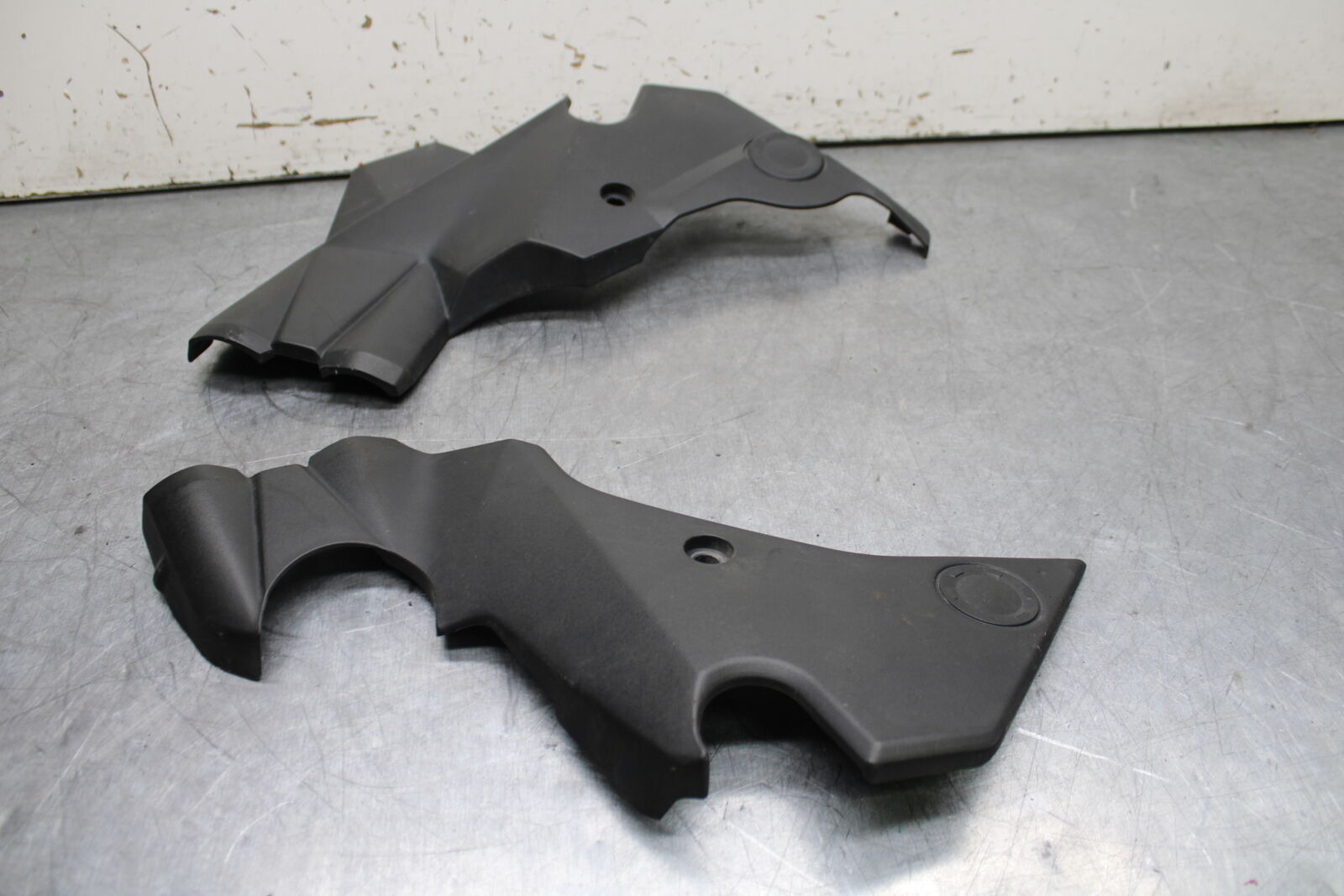 12-17 KAWASAKI ER-6N Z650 RIGHT LEFT FRAME MID SIDE COVERS COWLS TRIM BB709