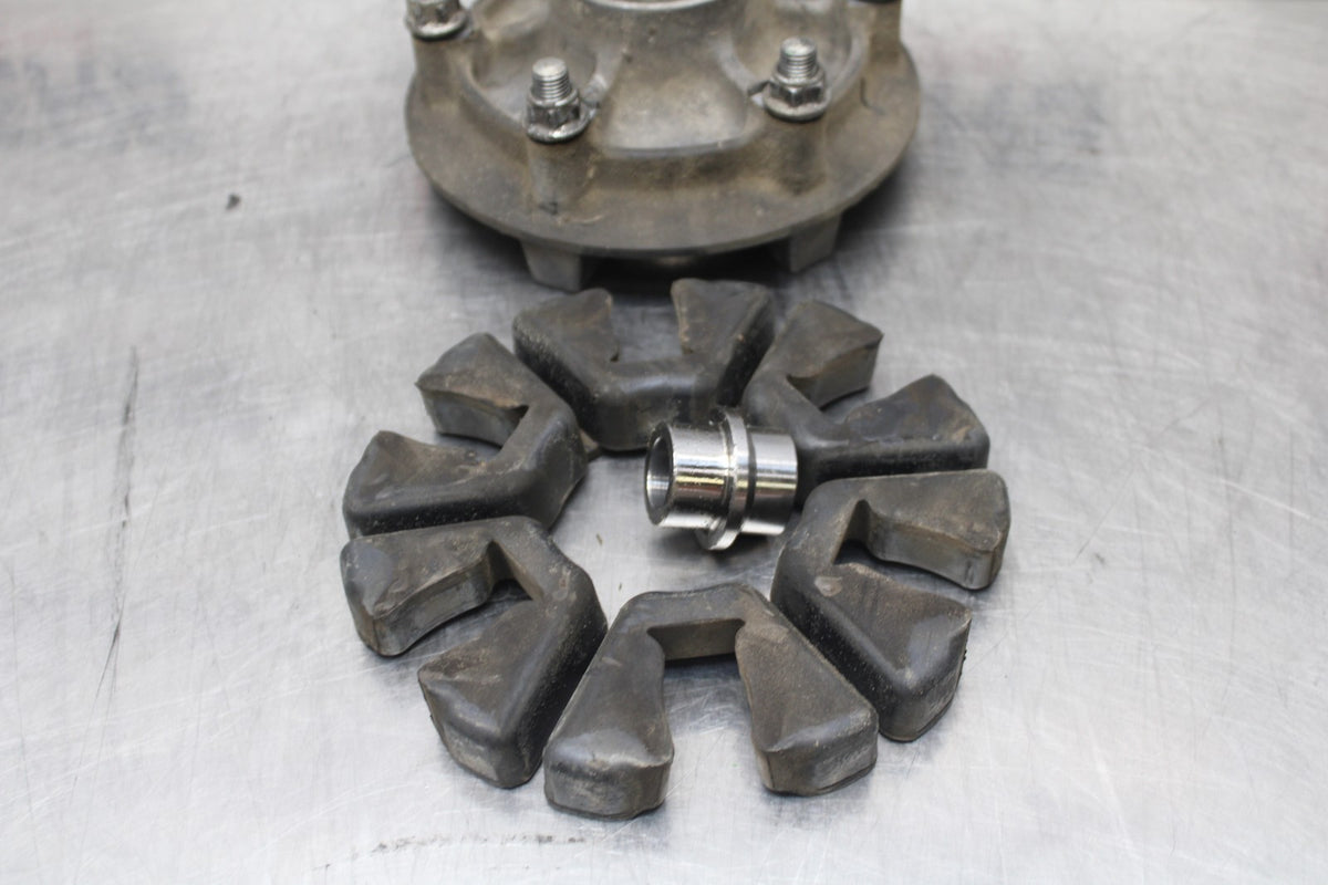 09 KAWASAKI NINJA 250R REAR HUB & SHOCK DAMPERS CUSH ABSORBERS BB824