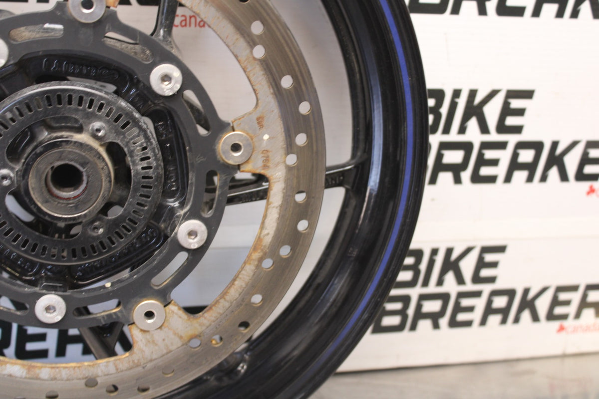 24-25 KAWASAKI NINJA 500 ABS FRONT WHEEL FRONT RIM & ROTOR BB899