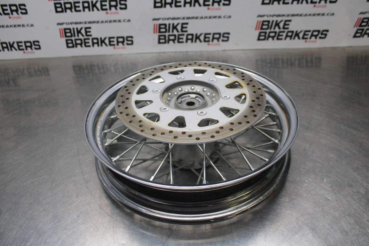 15 SUZUKI BOULEVARD C50 FRONT WHEEL FRONT RIM & ROTOR BB775