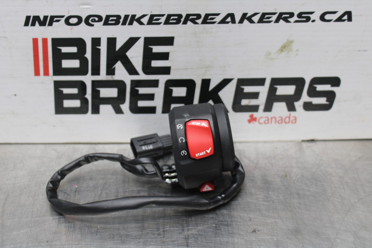 18 SUZUKI GSXR1000 RIGHT CLIP ON HANDLE KILL OFF START SWITCH SWITCHES BB642