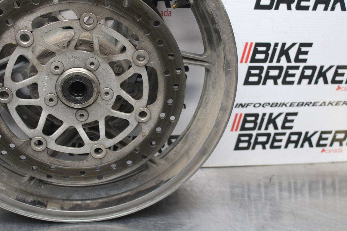 06 KAWASAKI Z750 FRONT WHEEL FRONT RIM & ROTORS BB837
