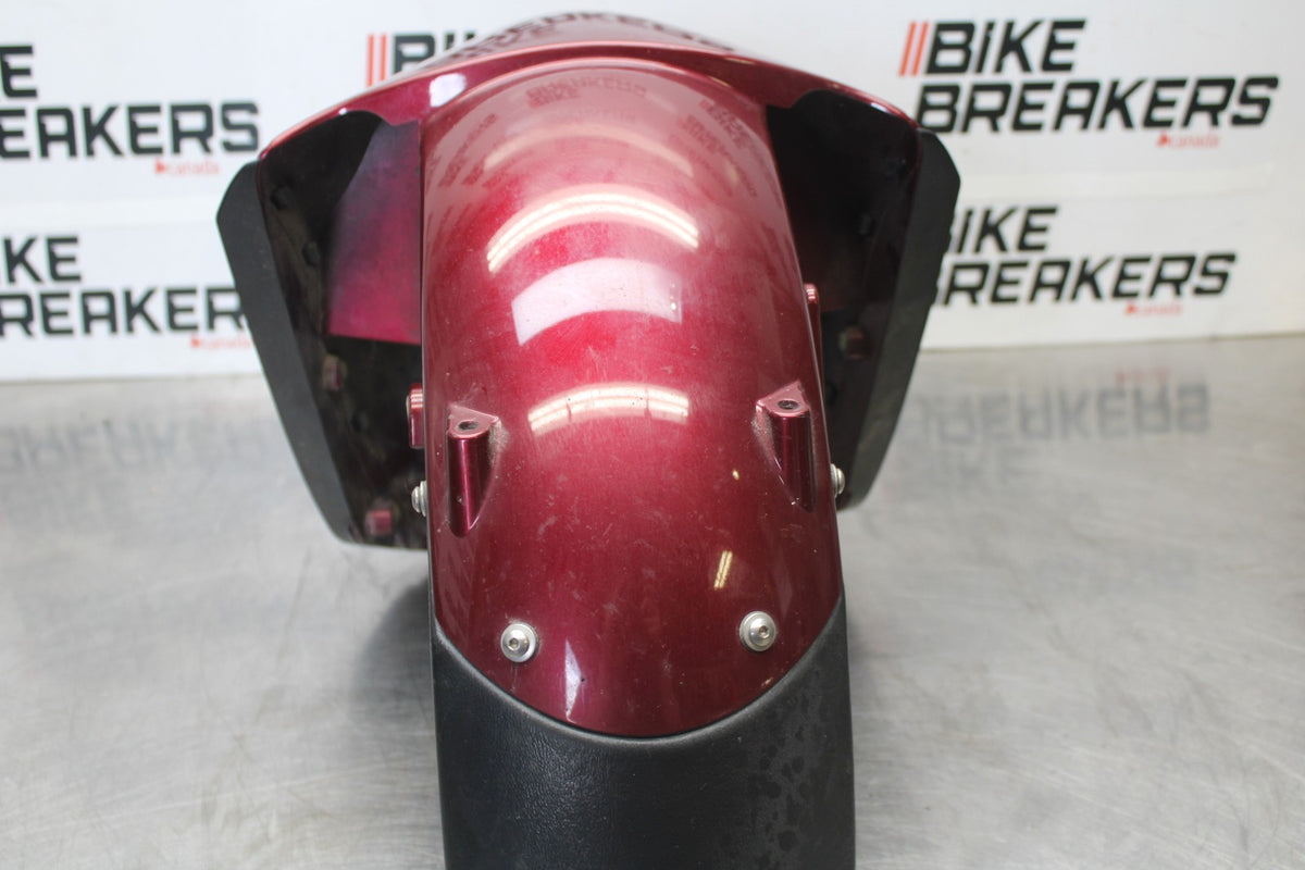 09 KAWASAKI CONCOURS 14 ZG1400B FRONT WHEEL FENDER COWL FAIRING BB875
