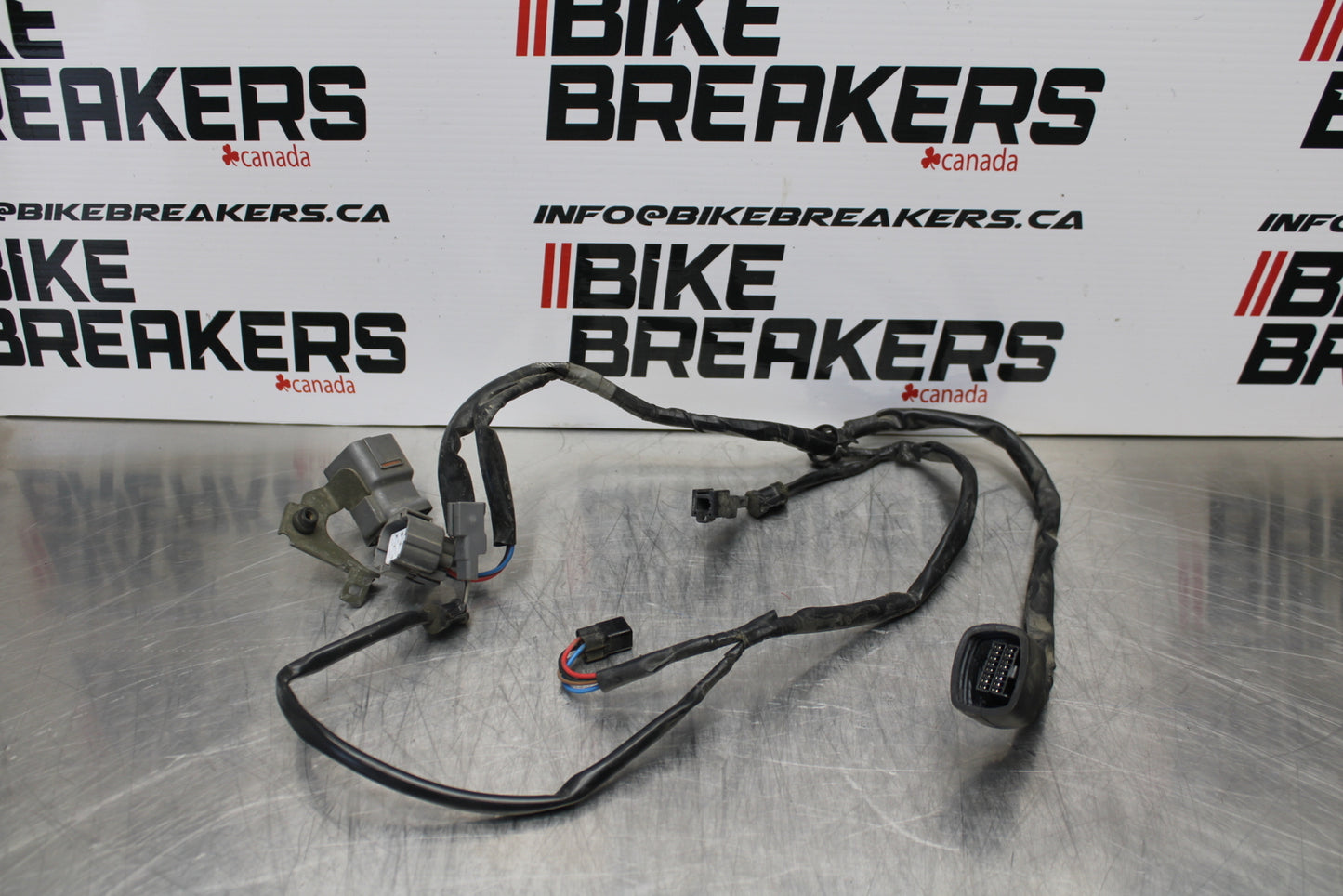 04-05 KAWASAKI NINJA ZX10R HEADLIGHT SPEEDO GAUGES WIRING HARNESS LOOM BB163