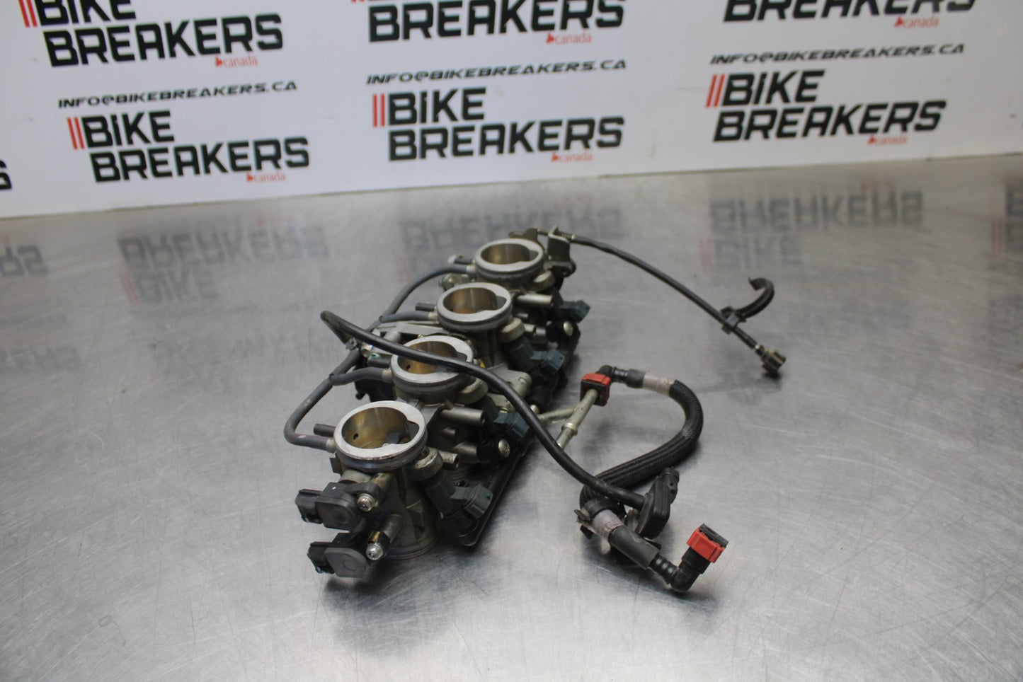 07-08 KAWASAKI NINJA ZX6R MAIN FUEL INJECTORS / THROTTLE BODIES BB203