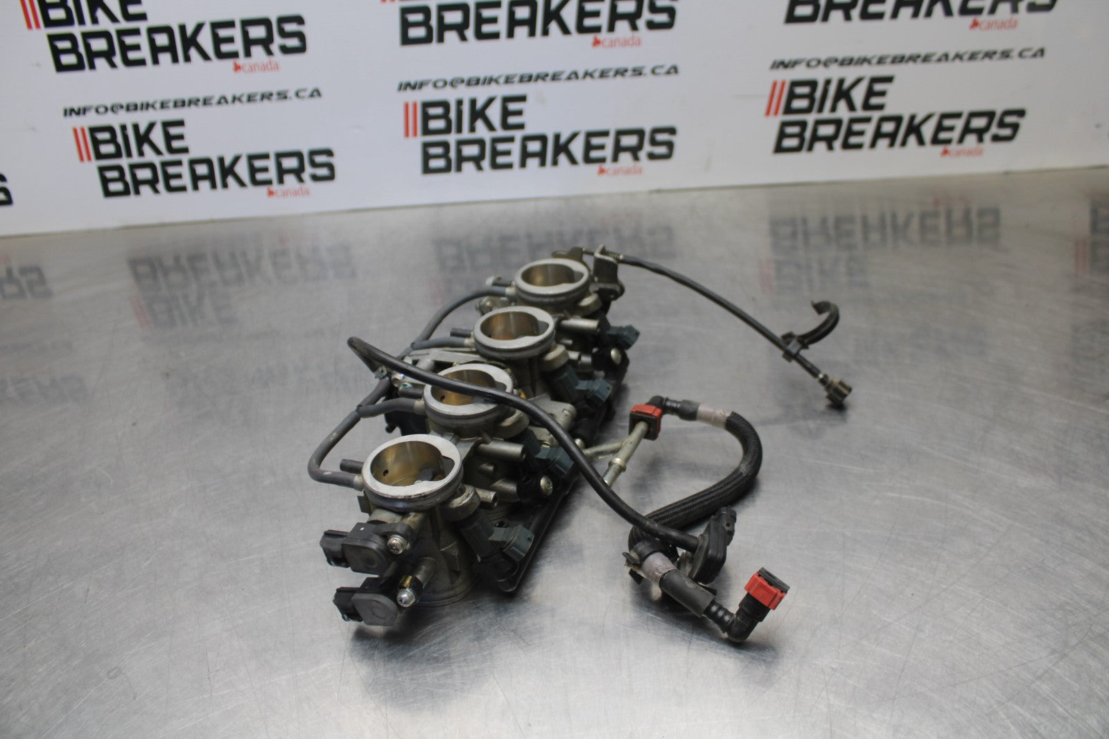 07-08 KAWASAKI NINJA ZX6R MAIN FUEL INJECTORS / THROTTLE BODIES BB203