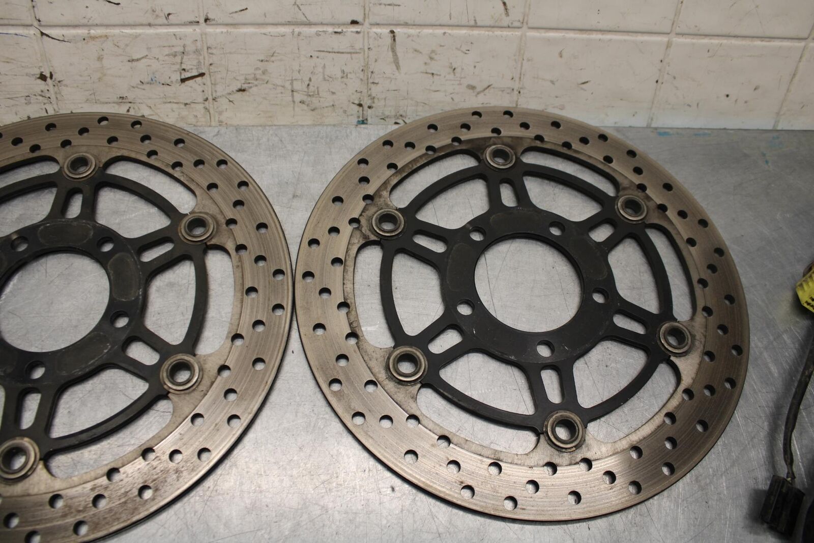 2006 Suzuki SV650S FRONT LEFT RIGHT BRAKE ROTORS DISCS #B BB65