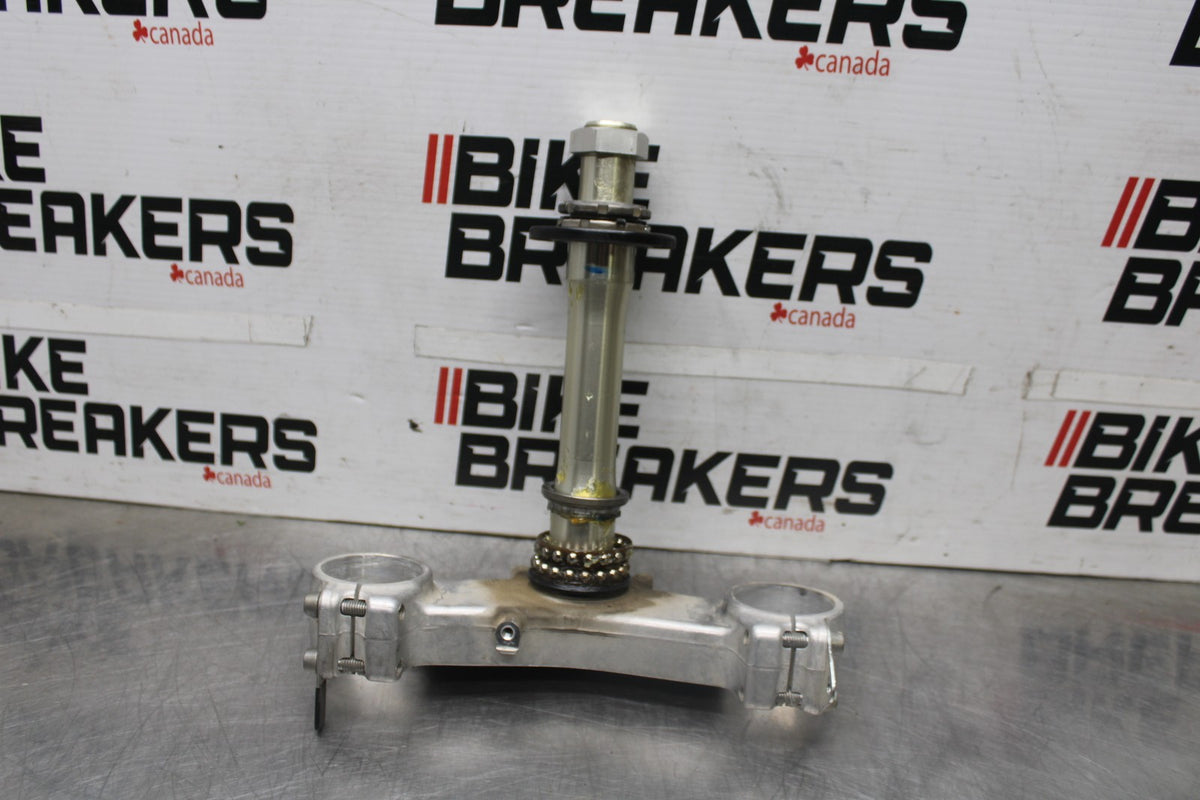 07-08 KAWASAKI NINJA ZX6R FRONT FORKS CLAMP LOWER TRIPLE TREE STEM BB937