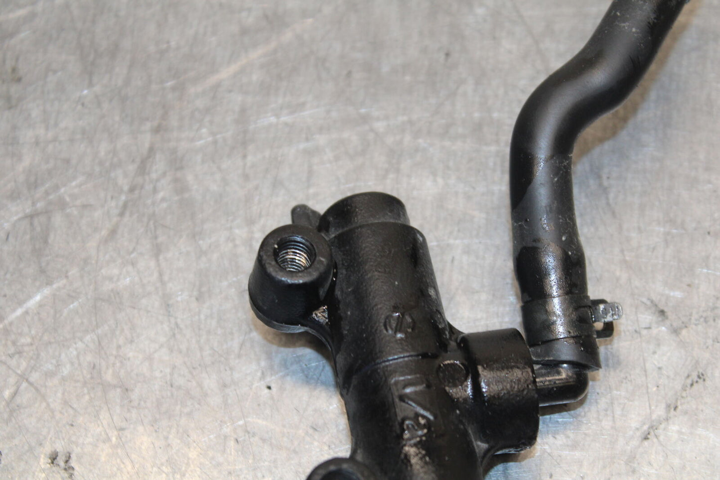 09-12 KAWASAKI NINJA ZX6R REAR BACK BRAKE MASTER CYLINDER W RESERVOIR BB698