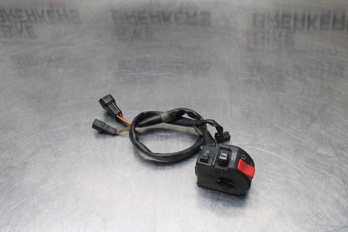 08 KAWASAKI NINJA ZX10R RIGHT CLIP ON HANDLE KILL OFF START SWITCHES BB201