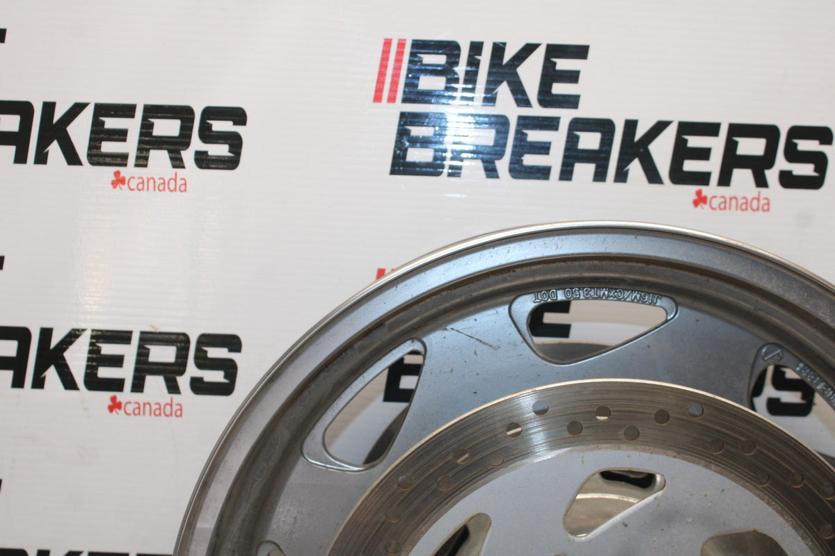 05-09 SUZUKI BOULEVARD C90 FRONT WHEEL FRONT RIM & ROTORS BB918
