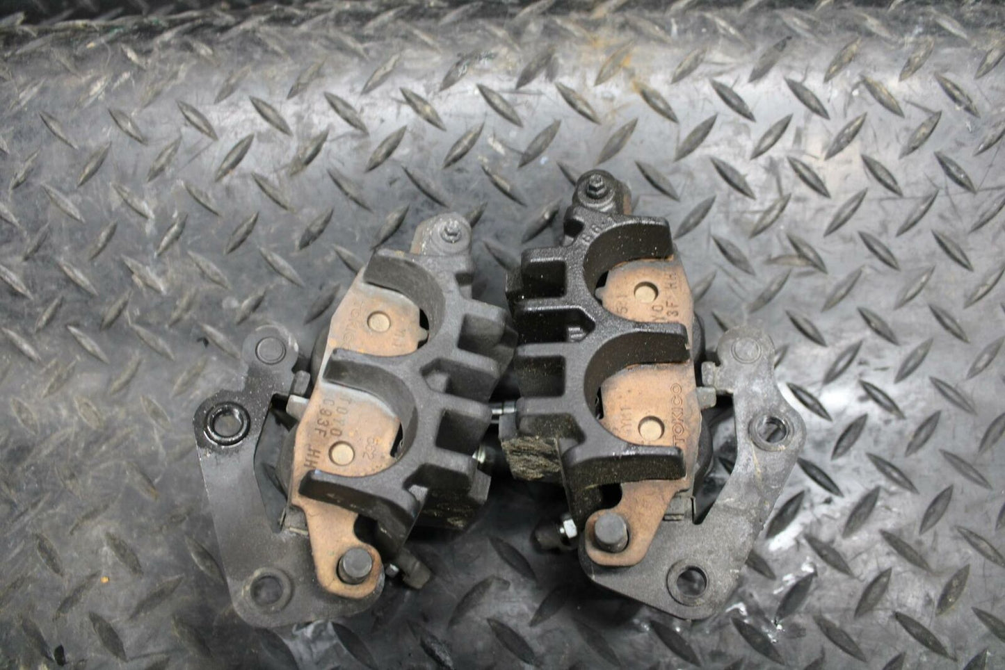 12-17 KAWASAKI NINJA 650 RIGHT LEFT FRONT BRAKE CALIPER SET PAIR CALIPERS BB211