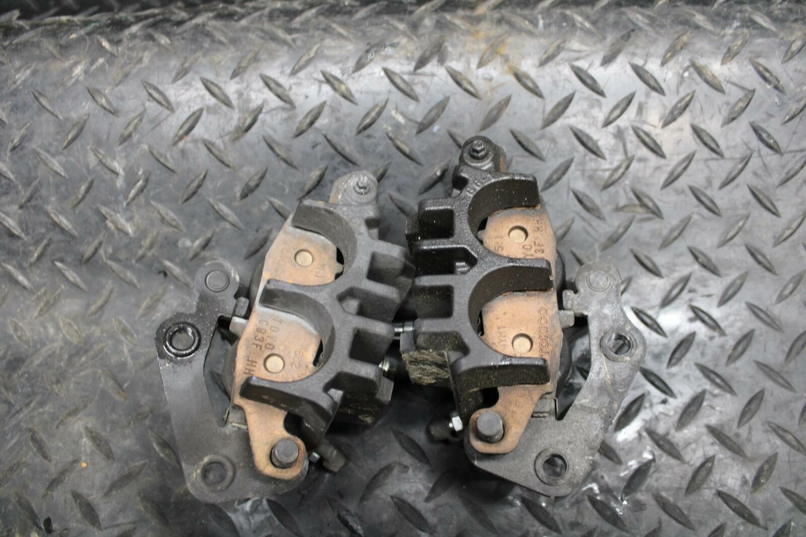 12-17 KAWASAKI NINJA 650 RIGHT LEFT FRONT BRAKE CALIPER SET PAIR CALIPERS BB211